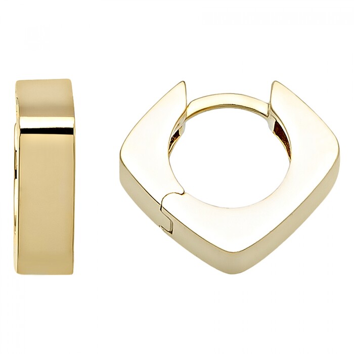 Arnigold - 13 MM DIAMETER YELLOW GOLD EARRING 14K