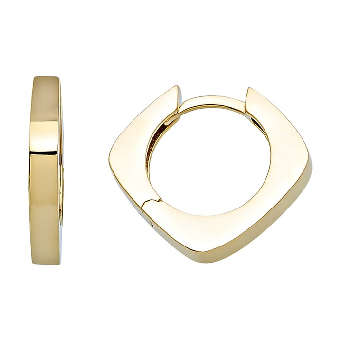 Arnigold - 15 MM DIAMETER YELLOW GOLD EARRING 14K