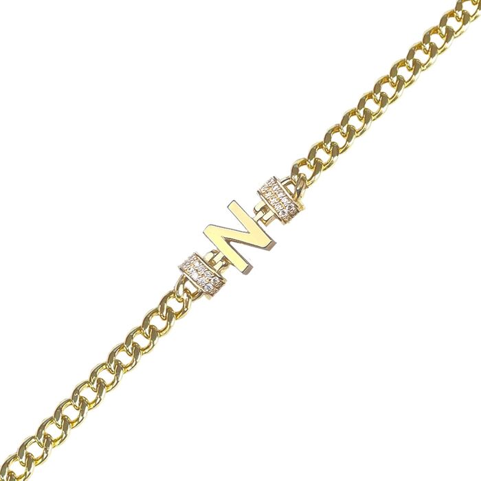 N Letter Bracelet