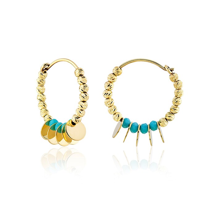 Arnigold - Gold Hoop Earrings 14K