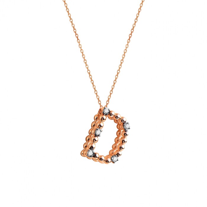 Arnigold - D Diamond Letter Necklace 14k