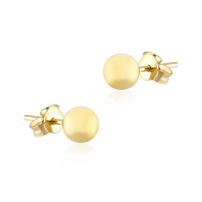 Arnigold - Ball Yellow Gold Earrings 14K