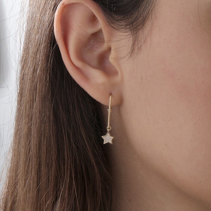 Arnigold - Lucky Star Gold Earring 14K