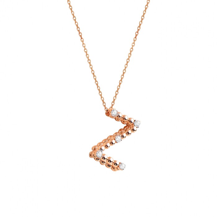 Arnigold - Z Diamond Letter Necklace 14k