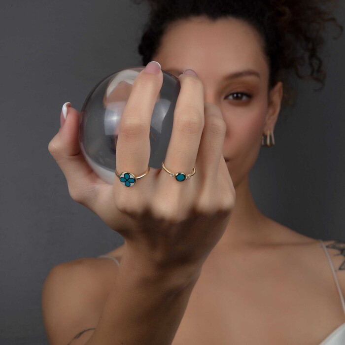 Arnigold - Fiore Blu Yüzük