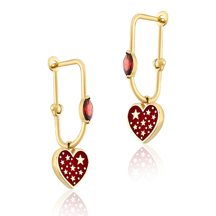 Arnigold - The Heart Küpe