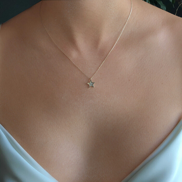 Star Gold Necklace - Thumbnail