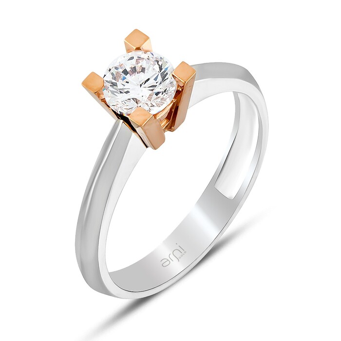 Arnigold - Solitaire White Gold Ring