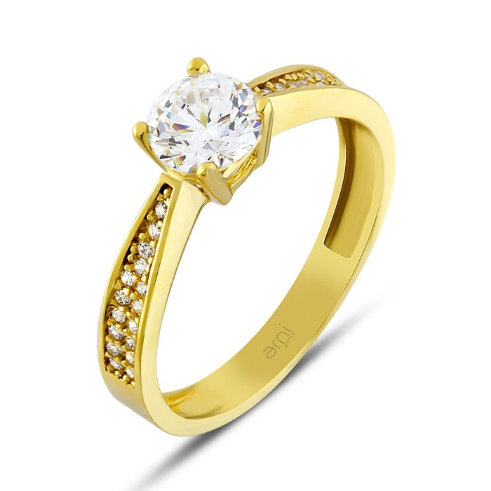 Arnigold - Solitaire Yellow Gold Ring
